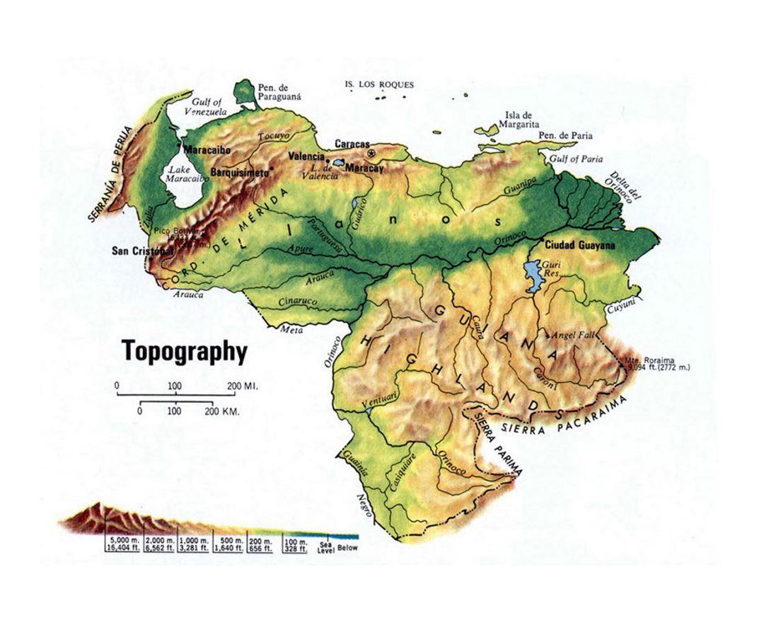 Где венесуэла карта