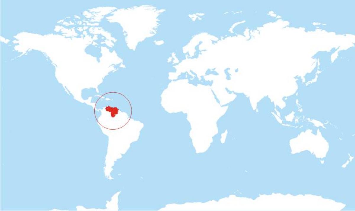 карта Венесуэлы месцы на свеце