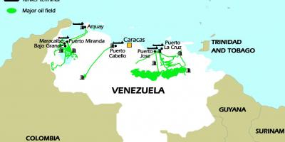 Венесуэле запасы нафты на карце
